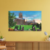 Buiten Uitzicht van Colgate Divinity School Canvas Afdruk (Insitu (Woonkamer))