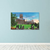 Buiten Uitzicht van Colgate Divinity School Canvas Afdruk (Insitu (Houten vloer))