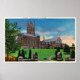 Buiten Uitzicht van Colgate Divinity School Poster