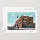 Buiten Uitzicht van Cunningham Hotel on Lewis St. Briefkaart (Voorkant / Achterkant)