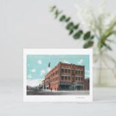 Buiten Uitzicht van Cunningham Hotel on Lewis St. Briefkaart (Staand voorkant)