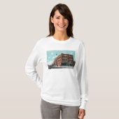 Buiten Uitzicht van Cunningham Hotel on Lewis St. T-shirt (Voorkant volledig)