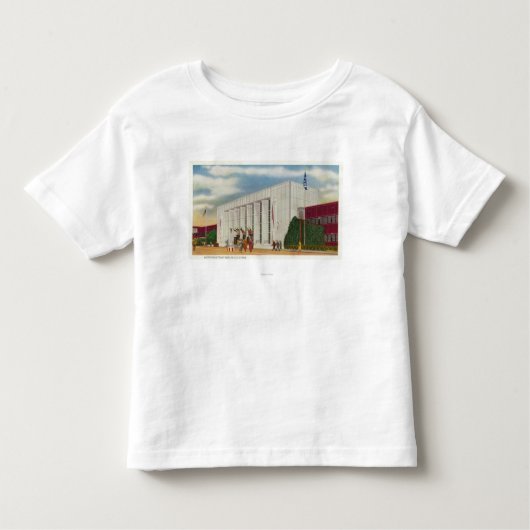 Buiten Uitzicht van de Administratie Bldg Kinder Shirts (Voorkant)