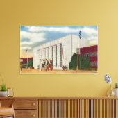 Buiten Uitzicht van de Administratie Canvas Afdruk (Insitu (Woonkamer))