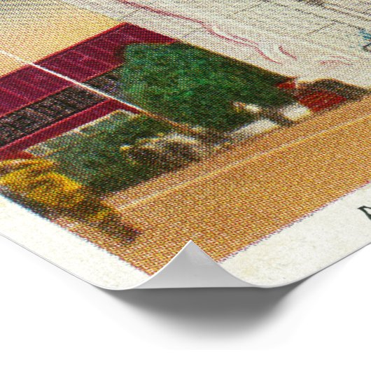 Buiten Uitzicht van de Administratie Poster (Hoek)