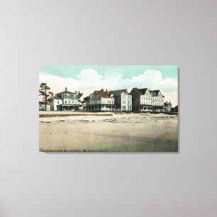 Buiten Uitzicht van de Atlantische Oceaan en Abbot Canvas Afdruk