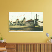 Buiten Uitzicht van de Baden (Los Banos) Canvas Afdruk (Insitu (Woonkamer))