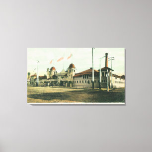 Buiten Uitzicht van de Baden (Los Banos) Canvas Afdruk