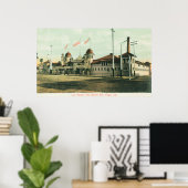 Buiten Uitzicht van de Baden (Los Banos) Poster (Thuiskantoor)
