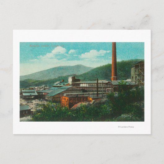 Buiten Uitzicht van de Balaktala-smelter Briefkaart (Voorkant)