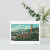 Buiten Uitzicht van de Balaktala-smelter Briefkaart (Staand voorkant)