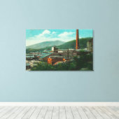 Buiten Uitzicht van de Balaktala-smelter Canvas Afdruk (Insitu (Houten vloer))