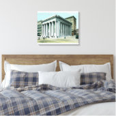 Buiten Uitzicht van de Bank of California Canvas Afdruk (Insitu (Slaapkamer))