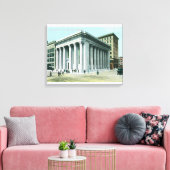 Buiten Uitzicht van de Bank of California Canvas Afdruk (Insitu (Woonkamer))