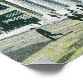 Buiten Uitzicht van de Bank of California Poster (Hoek)