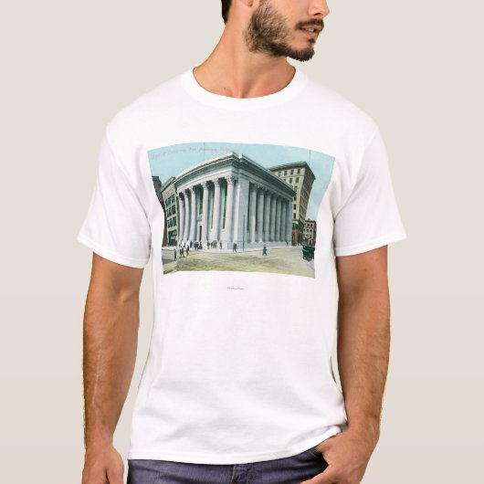 Buiten Uitzicht van de Bank of California T-shirt (Voorkant)