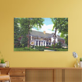 Buiten Uitzicht van de Berkshire Inn Canvas Afdruk (Insitu (Woonkamer))
