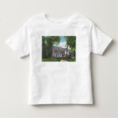 Buiten Uitzicht van de Berkshire Inn Kinder Shirts (Voorkant)