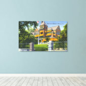 Buiten Uitzicht van de bestuursfunctie Canvas Afdruk (Insitu (Houten vloer))