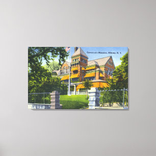 Buiten Uitzicht van de bestuursfunctie Canvas Afdruk
