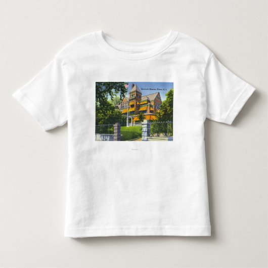 Buiten Uitzicht van de bestuursfunctie Kinder Shirts (Voorkant)