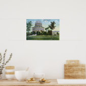 Buiten Uitzicht van de bibliotheek van de Academie Poster (Keuken)