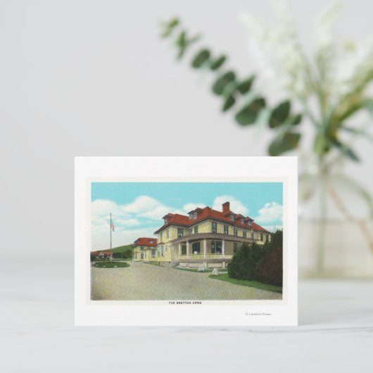 Buiten Uitzicht van de Bretton-wapens Briefkaart (Staand voorkant)