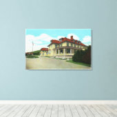 Buiten Uitzicht van de Bretton-wapens Canvas Afdruk (Insitu (Houten vloer))