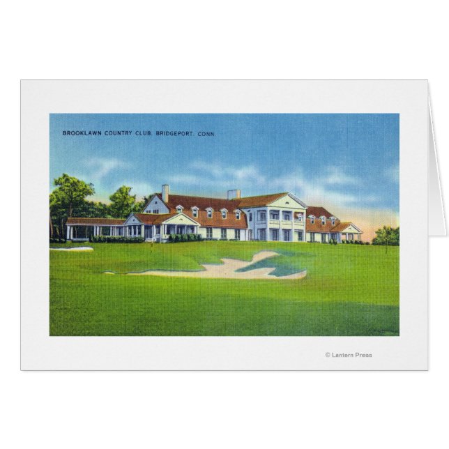 Buiten Uitzicht van de Brooklawn Country Club (Voorkant Horizontaal)