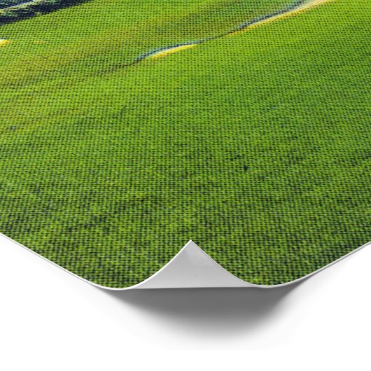 Buiten Uitzicht van de Brooklawn Country Club Poster (Hoek)