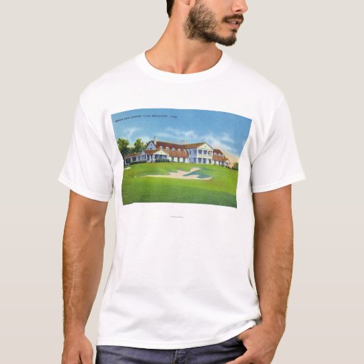 Buiten Uitzicht van de Brooklawn Country Club T-shirt (Voorkant)