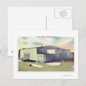 Buiten Uitzicht van de Buffalo Memorial Briefkaart (Voorkant / Achterkant)