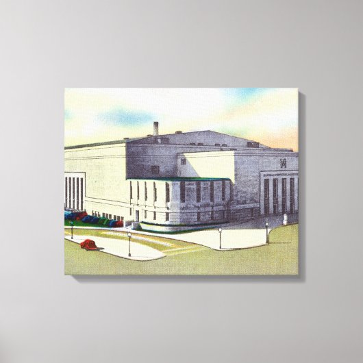 Buiten Uitzicht van de Buffalo Memorial Canvas Afdruk (Voorkant)