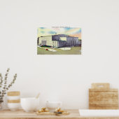 Buiten Uitzicht van de Buffalo Memorial Poster (Keuken)