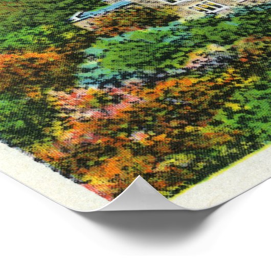 Buiten Uitzicht van de Cadet-kapel Poster (Hoek)