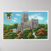 Buiten Uitzicht van de Cadet-kapel Poster (Voorkant)