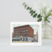 Buiten Uitzicht van de Centrale Bank BldgOakland,  Briefkaart (Staand voorkant)