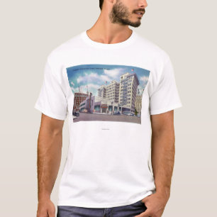 Buiten Uitzicht van de centrale bus van Portland T-shirt
