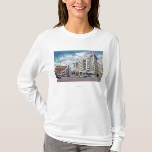 Buiten Uitzicht van de centrale bus van Portland T-shirt