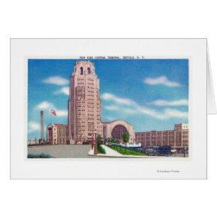 Buiten Uitzicht van de centrale terminal van NY Bl