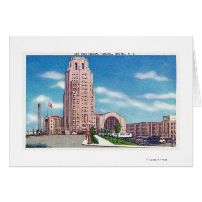 Buiten Uitzicht van de centrale terminal van NY Bl (Voorkant Horizontaal)