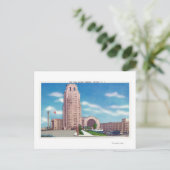 Buiten Uitzicht van de centrale terminal van NY Bl Briefkaart (Staand voorkant)