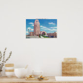 Buiten Uitzicht van de centrale terminal van NY Bl Poster (Keuken)