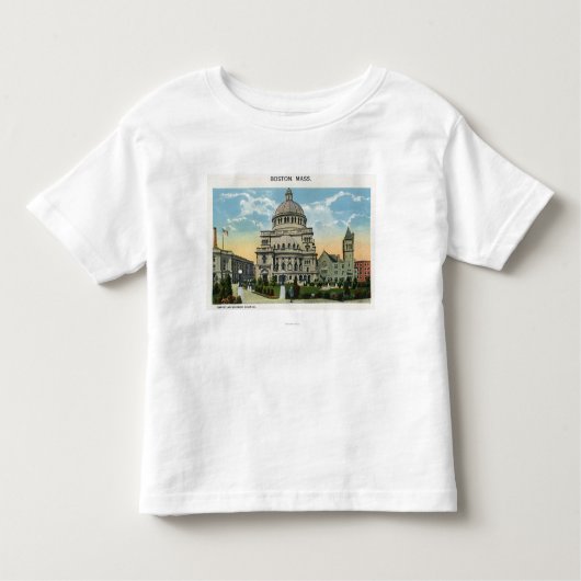 Buiten Uitzicht van de Christelijke Wetenschapsker Kinder Shirts (Voorkant)