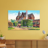 Buiten Uitzicht van de Club van Claremont Canvas Afdruk (Insitu (Woonkamer))