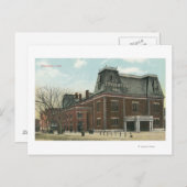 Buiten Uitzicht van de Conventie Hall Briefkaart (Voorkant / Achterkant)