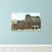 Buiten Uitzicht van de Conventie Hall Canvas Afdruk (Insitu (Houten vloer))