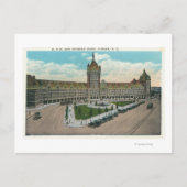 Buiten Uitzicht van de D & H en Journal Briefkaart (Voorkant)