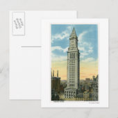 Buiten Uitzicht van de Douanehuis Briefkaart (Voorkant / Achterkant)