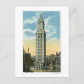 Buiten Uitzicht van de Douanehuis Briefkaart (Voorkant)